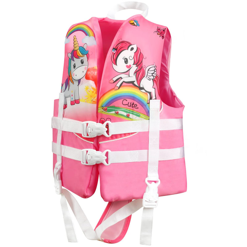 Toddler Swim Vest, Kids Pool Float Jackets Baby Swim Float for Kids 20-70 lbs, Floaties Vest Swimming Aid for 1-7 Years Old Boys Girls Pink Large - BeesActive Australia