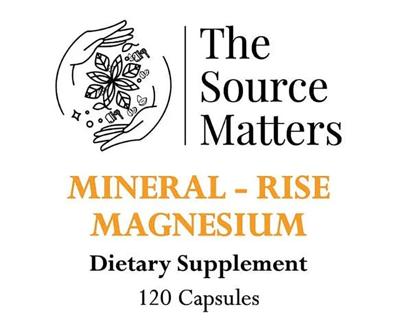 Mineral - Rise Magnesium High Bioavailability Magnesium for Cardiovascular Support, Energy, Muscle Relaxation & Stress Relief (120 Capsules) Multi-Rise Magnesium