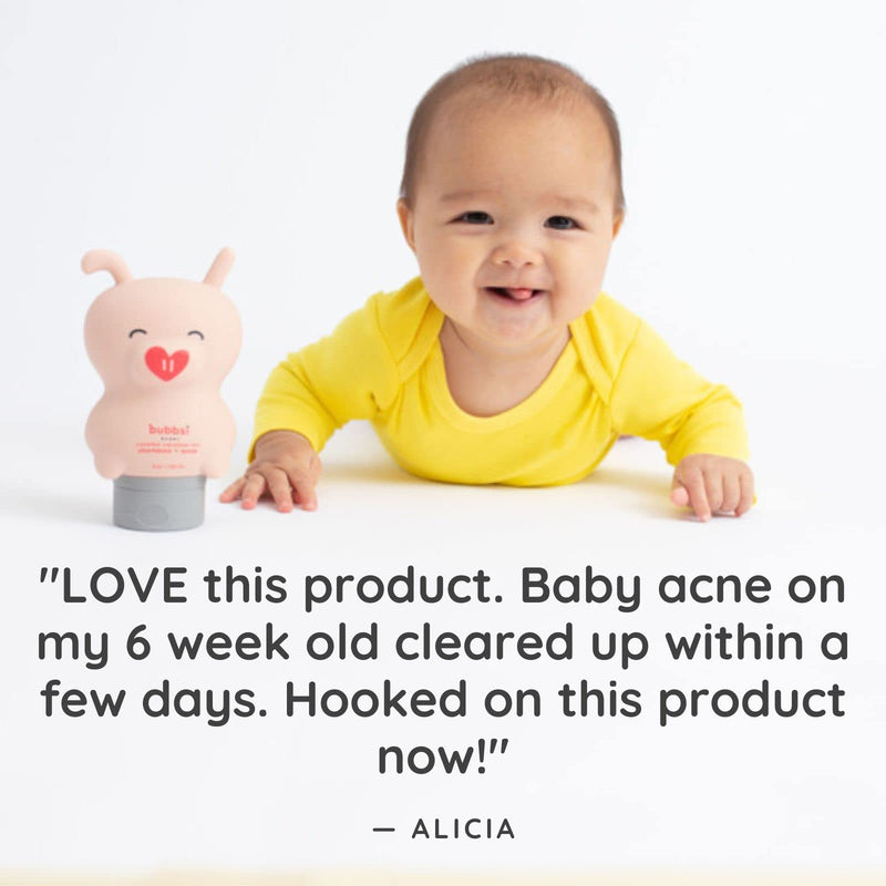 Bubbsi Creamy Coconut Oil Baby Shampoo & Wash | Light Natural Scent | Won't irritate eyes | Organic Coconut Oil + Shea | Gentle, Sulfate-free, Nourishing | Cradle Cap, Eczema (Refillable bottle, 8oz) Refillable bottle 8 Fl Oz (Pack of 1) - BeesActive Australia