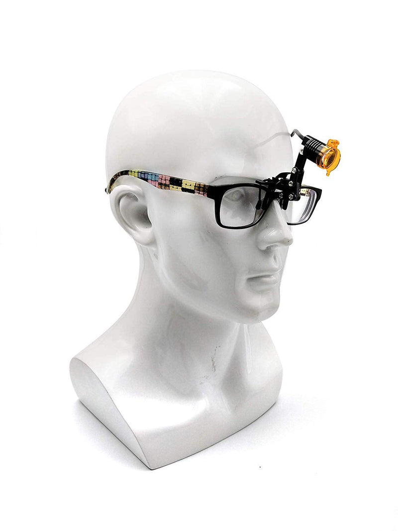 3W LED Medical Head Light Lamp with Filter Clip-on Style Red