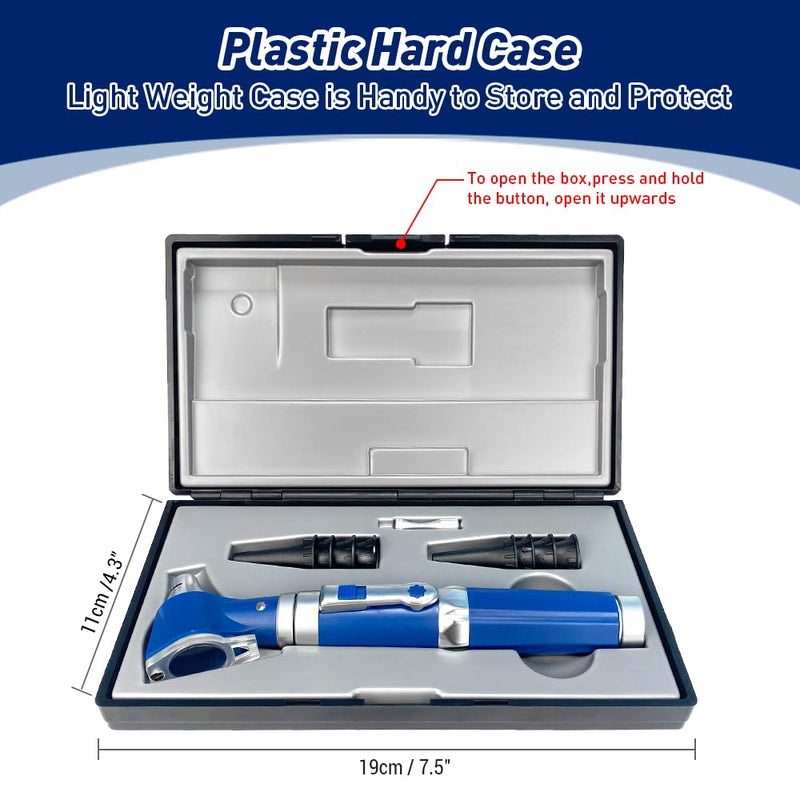 Scian Otoscope - Ear Scope with Light, Ear Infection Detector and Pocket Ear Checker Kit with 3X Magnify Lens, Suitable for Kids, Adults, Doctors, Pets(Blue) Blue - BeesActive Australia