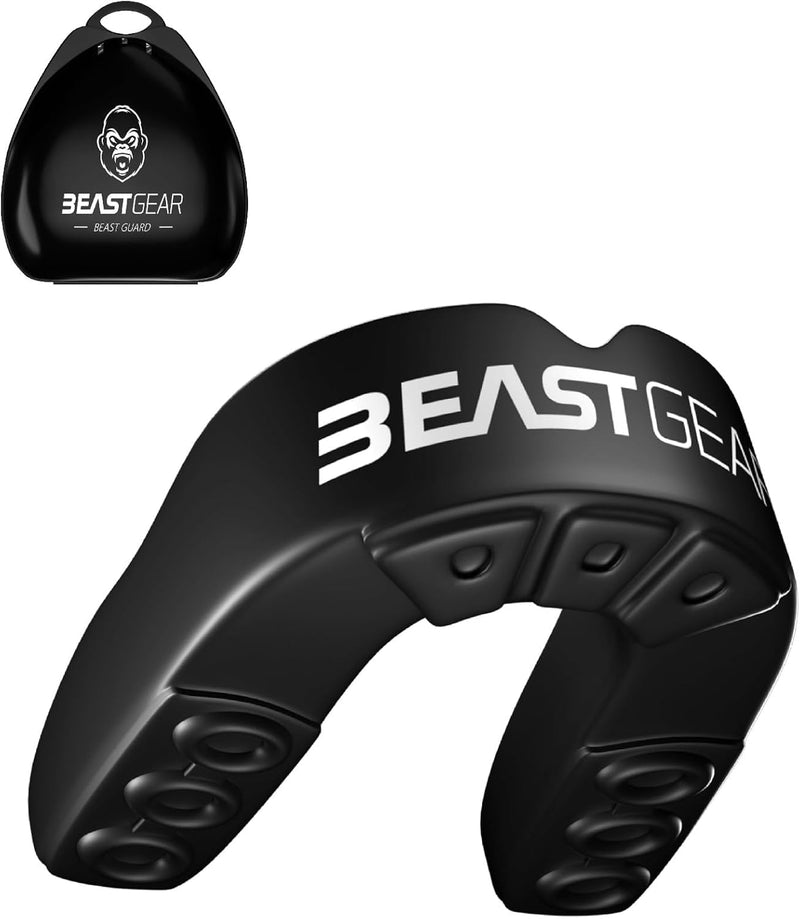 Beast Gear Sports Mouth Guard - Adult and Youth Gum Shield for Boxing, Football, Lacrosse, Basketball, Rugby, MMA - Mouthguard Sports Accessories for Men, Women & Kids - BeesActive Australia