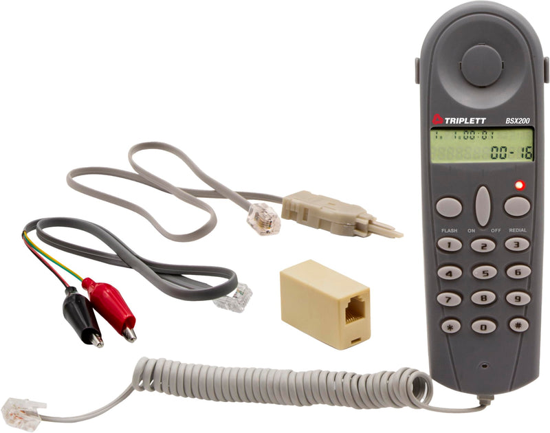Triplett BSX200 Byte Brothers Basic Telephone Test Set / Butt Set RJ11 Adapter BSX200 Basic Telephone Test Set - BeesActive Australia