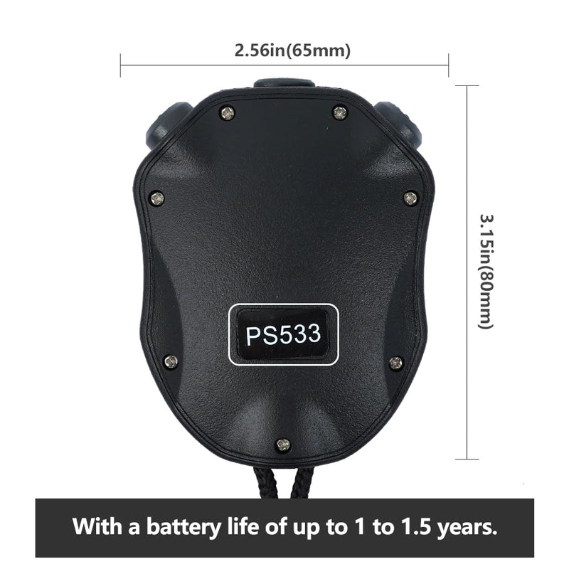 Professional Timer Stopwatch, Digital Sports Stopwatch with Countdown Timer, 100 Lap Memory, 0.01 Second Timing,Multi Functional Stopwatch for Swimming Running Rowing