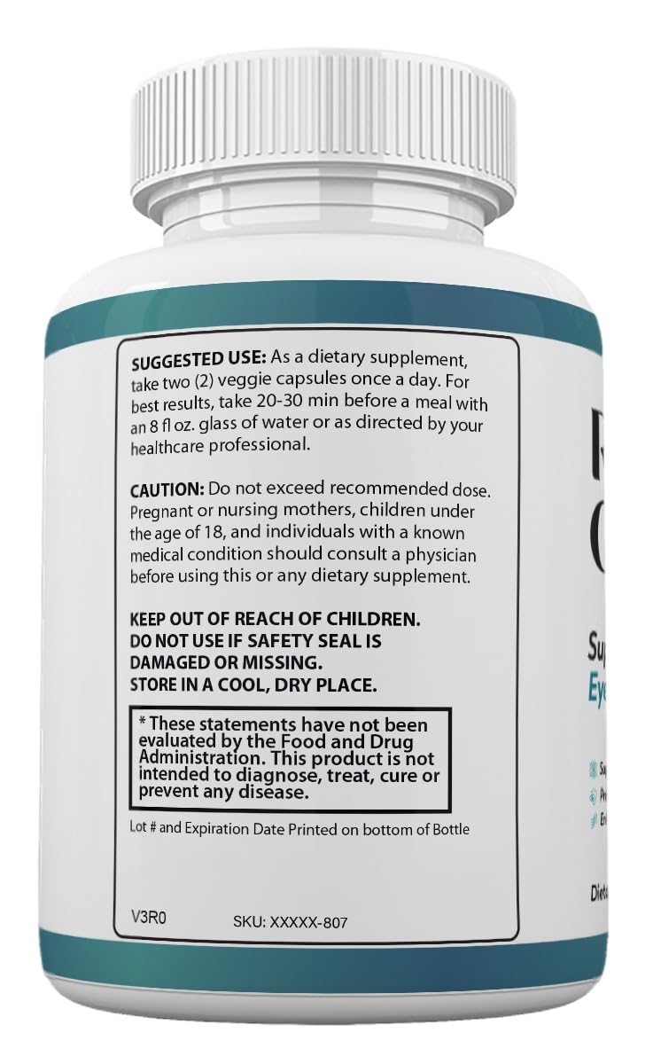 Zonata Vision Clear Eye Health Support Vitamins Pills, Vision Clear Supplement, 60 Capsules