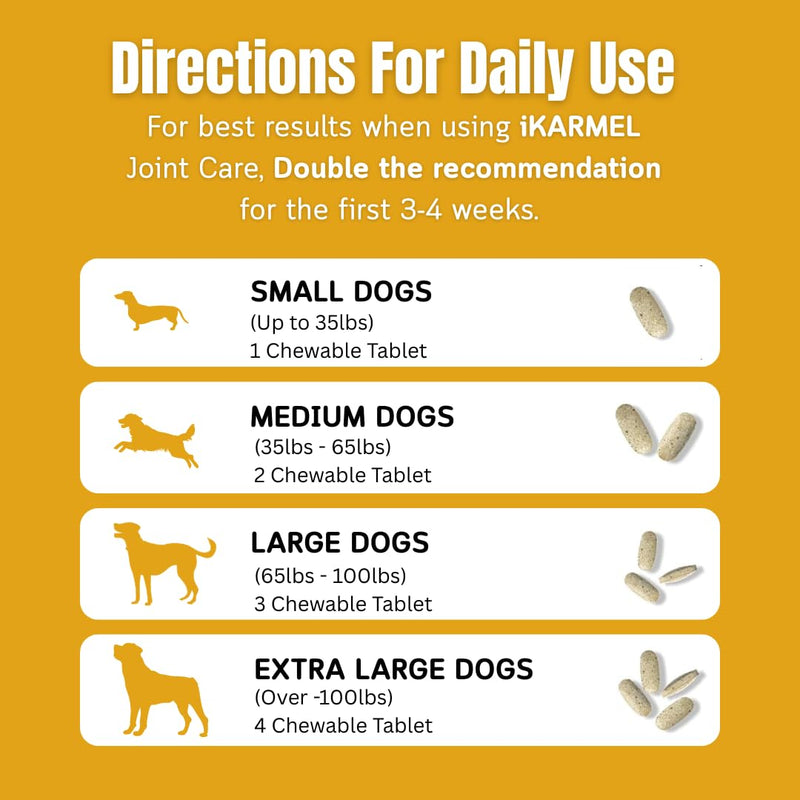 Joint Supplements for Dogs | Hip and Joint Care | with Glucosamine, Chondroitin, and Green-Lipped Mussels | Puppy to Senior Dog Treats for Stiff Joints 320