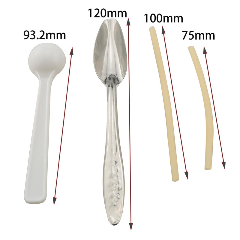 ZCZQC 6PCS Parrot Feeding Tools Food Grade Soft Silicone Feeding Syringe for Feeding Milk or Medication to Baby Birds and Sick Birds Milk Spoon Feeder Feeding Syringe Large Needle Milk Cup 100ml