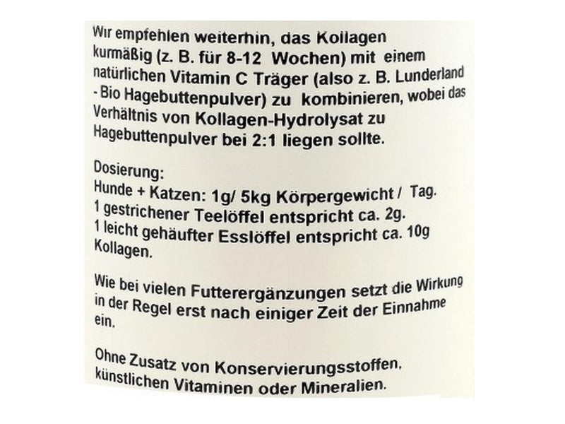 Lunderland - Collagen Hydrolyzate 600 g, pack of 1 (1 x 600 g) - BeesActive Australia