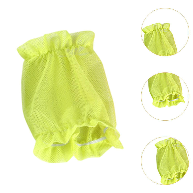 Generic Dogs Ear Cover Dog Snood Mesh Wrap Cap Sturdy Breathable Noise Protection Pet Headgear Gifts Professional Ear Wrap Ear Muff, L Yellow