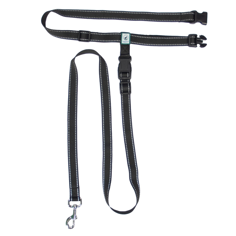Caldwell's Pet Supply Co. Hands-Free Dog Leash, Adjustable Waist Leash for Dog Walking, Non-Bungee, Hands Free Harness, Durable and Versatile Waist Belt Leashes, Cross Body for Dogs (26" - 47") - BeesActive Australia