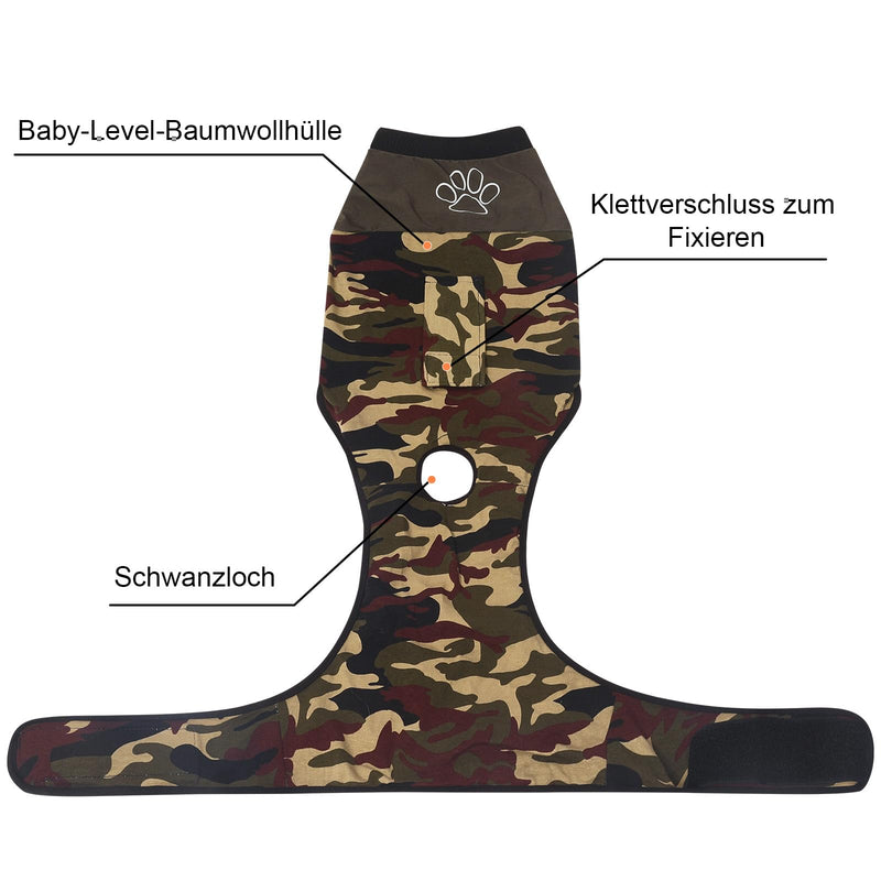 Jiupety Soft dog bodysuit after surgery, one-piece dog bodysuit after surgery bitch, breathable anti-wound licking surgery body dog castration bitch, bodysuit for dog after surgery, dog bodysuit after castration male, green M medium - BeesActive Australia