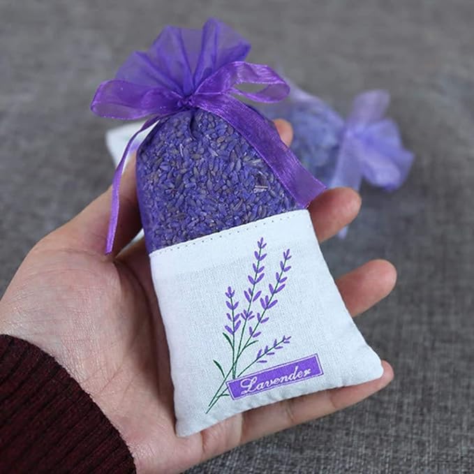 TooGet Lavender Sachet Bag, Natural Ultra Blue Lavender Bud for Home Fragrance, Room Decoration, Fresh Lavender Scented Sachets - 6PCS - BeesActive Australia