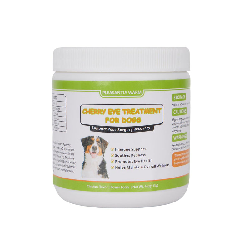 Cherry Eye Treatment for Dogs, Advanced Ocular Formula, Daily Vision Health Powder with Immune Support, Chicken Flavor, 4oz