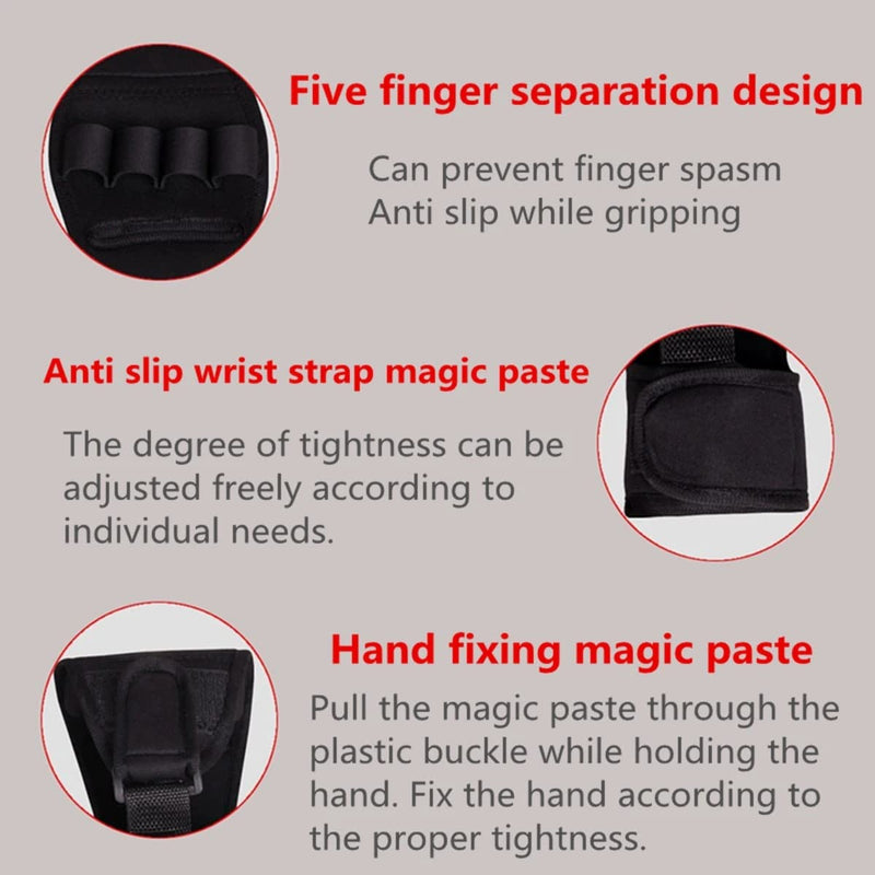 Finger Splint Brace ability Fingers Support Training BraceFinger Anti-Spasticity Rehabilitation Auxiliary Training Gloves For Stroke Hemiplegia Patient Athlete Finger Universal Thumb Wrist Splint - BeesActive Australia