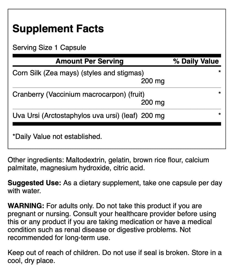 Swanson Full Spectrum Herbal Urinary Care 60 Capsules