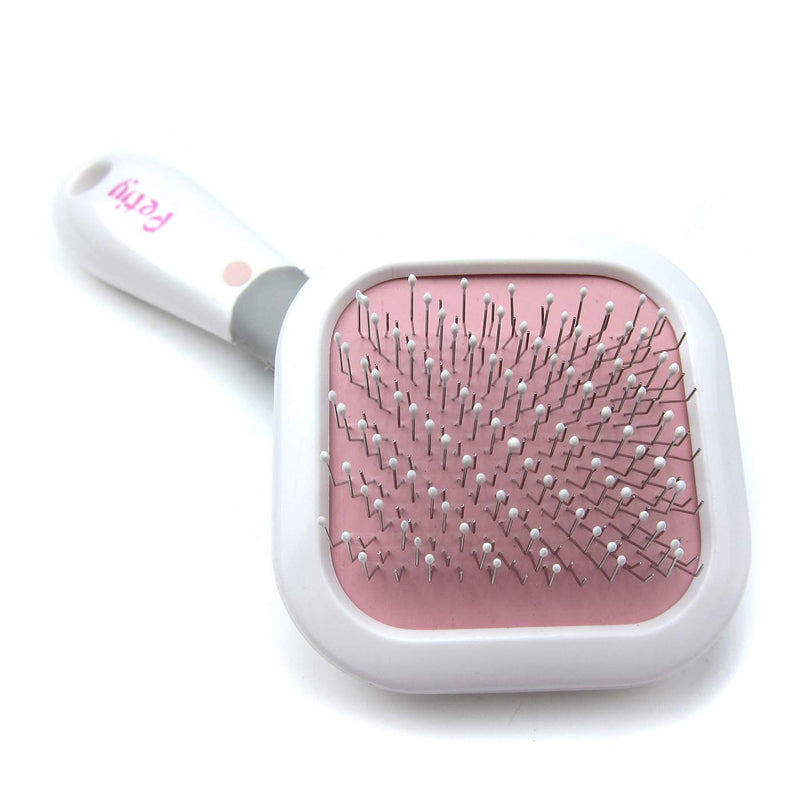 Alfie Pet - Eissa Massage Brush for Small Animal - Ideal for Rabbit, Chinachilla, Guinea Pig, Puppy and Kitten - Color: White - BeesActive Australia