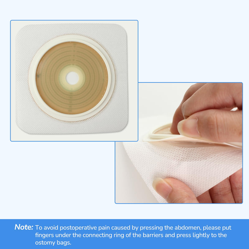 10pcs Skin Barrier with Non-Woven Border for Two Piece Colostomy Bags, Cut-to-Fit, 70mm Max - BeesActive Australia