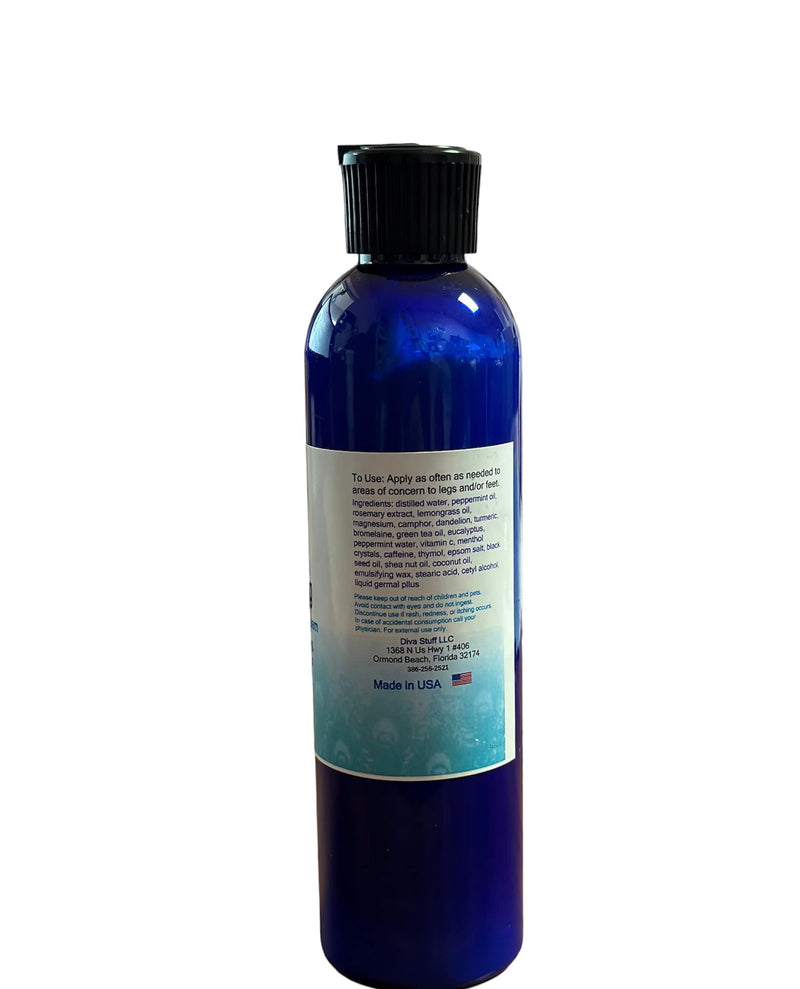 Diva Stuff Lower Leg and Foot Enriched Circulation Cream For Tight, Aching and Swollen Calves and Feet