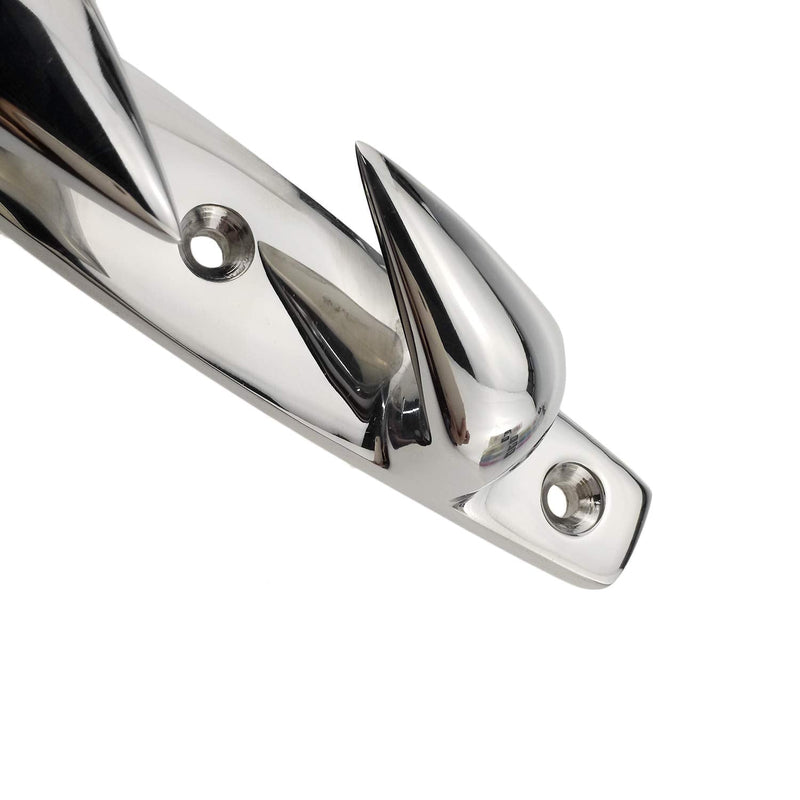 NRC&XRC Pair 3 Holes 6"(152mm) Heavy Dudy Marine Grade 316 Stainless Skene Boat Angled Bow Chocks Yacht Deck Dock Mooring Rope Cleat Chock 4.5INCH - BeesActive Australia