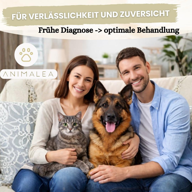 Giardia Quick Test for Dogs and Cats, Giardia Test Reliable as Test for Intestinal Parasites and Diarrhoea, for Dogs and Cats, Pack of 2