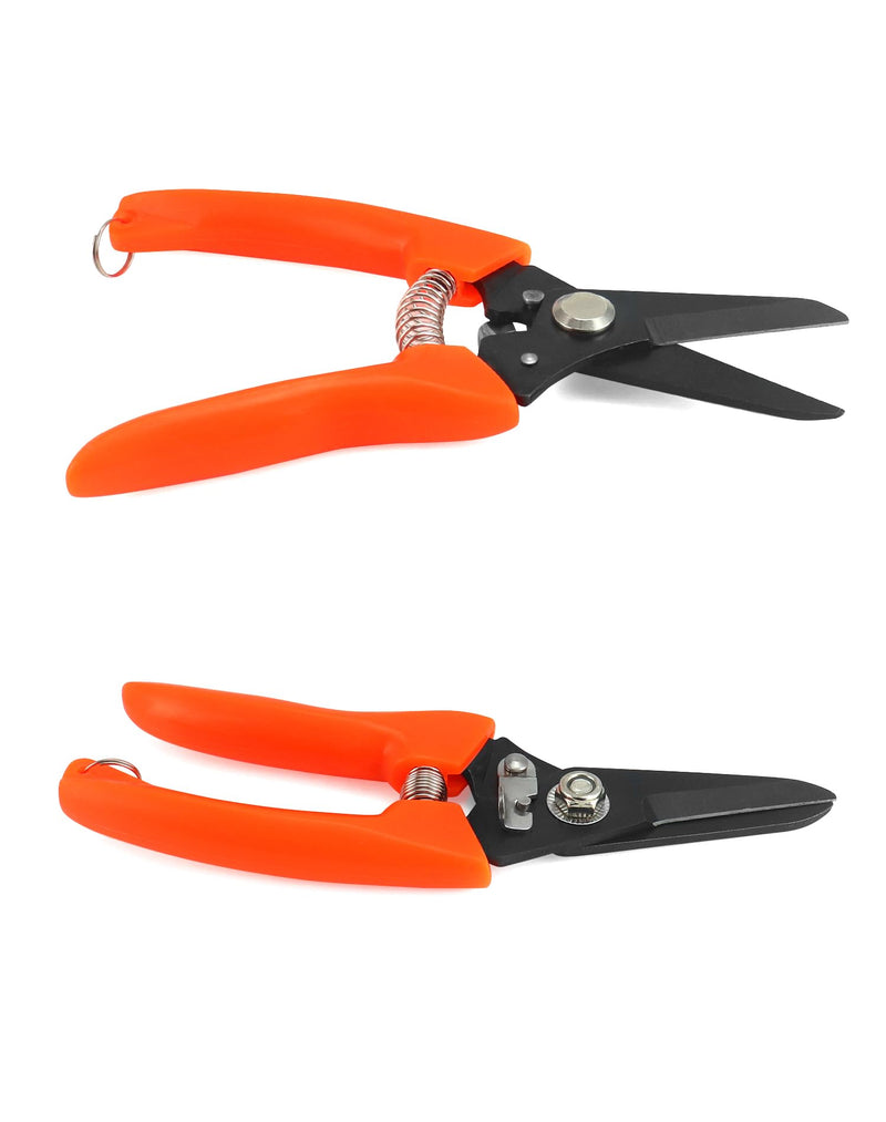 QWORK Hoof Trimmers Goat Hoof Trimming and Mini Rasp Hoof File, 7" Multipurpose Nail Scissors Daily Trim and 5" Rasp for Pig Trotters, Sheep, Alpaca, Lamb and Pruning Potted Plants - BeesActive Australia
