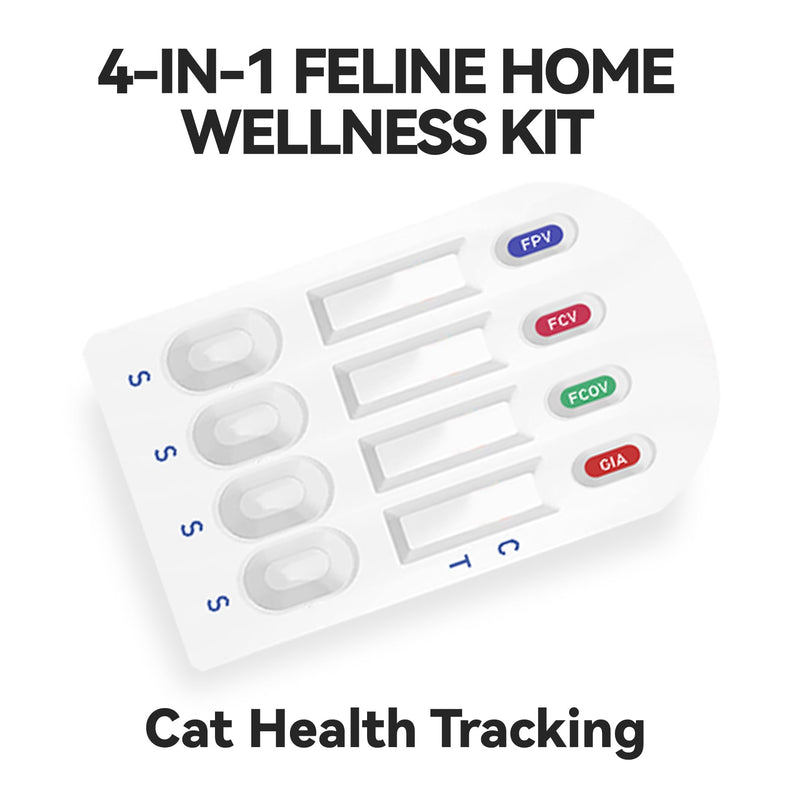 Home Check 4-in-1 Feline Home Wellness Kit – Easy Cat Health Monitor 2 (Pack)