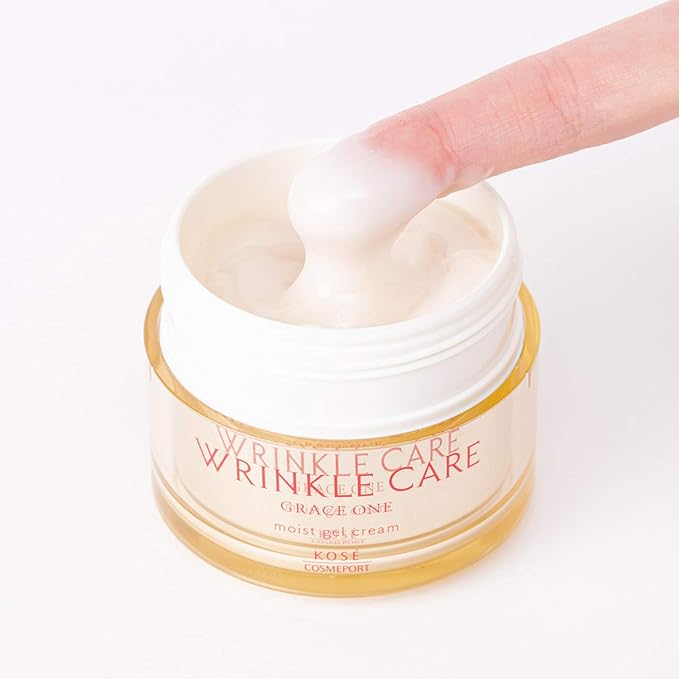 Grace One Wrinkle Care Moist Gel Cream, 3.5 oz (100 g), Moisturizing (Wrinkle Improvement, All-in-One Gel) -  Australia