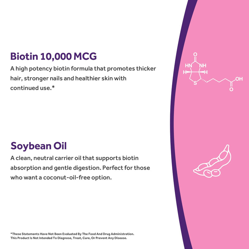 Doctor's Recipes Biotin 10,000mcg, High Potency Vitamin B7 for Hair, Skin & Nail Support, Non-GMO, Optimal Solutions Hair Vitamin with Biotin, for Women and Men, 120 Softgels