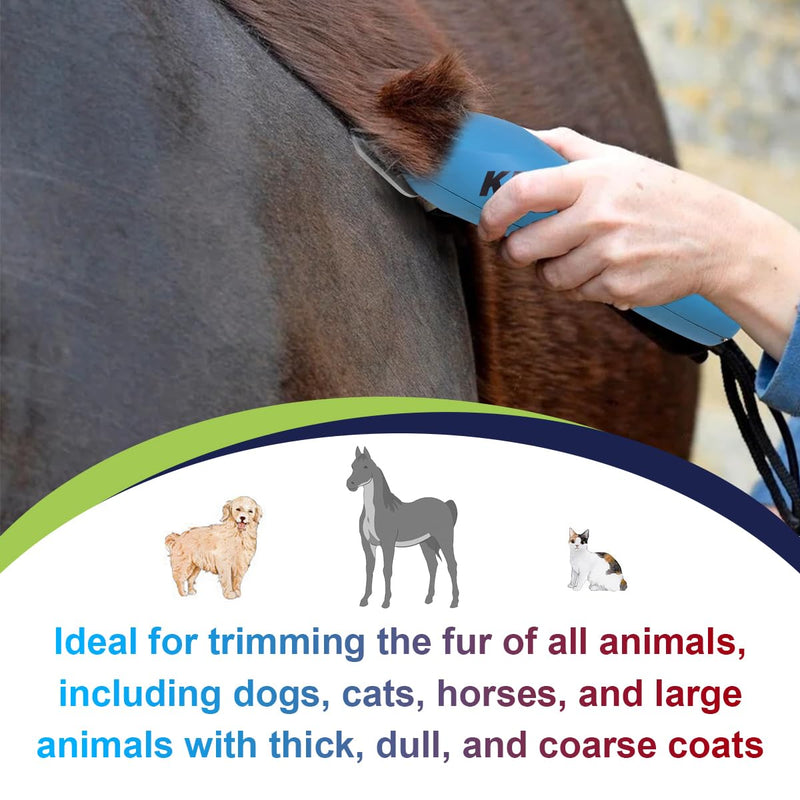 7FW Wide Pet Dog Grooming Detachable Blades,Compatible with Andis,Oster A5,Wahl KM10 Clippers,Cut Length 1/8"(3.2mm) 7fw - BeesActive Australia