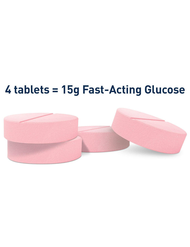 TRUEplus Glucose Tablets, Raspberry Flavor - 6X 10ct Tubes - BeesActive Australia