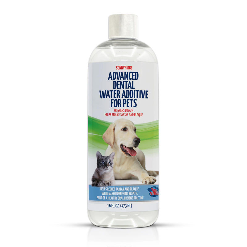Dog Dental Water Additive – Dog Breath Freshener & Teeth Cleaner, Eliminates Bad Breath, Controls Plaque & Tartar, Gum Health Support, No Toothpaste or Brushing, Tasteless & Odorless
