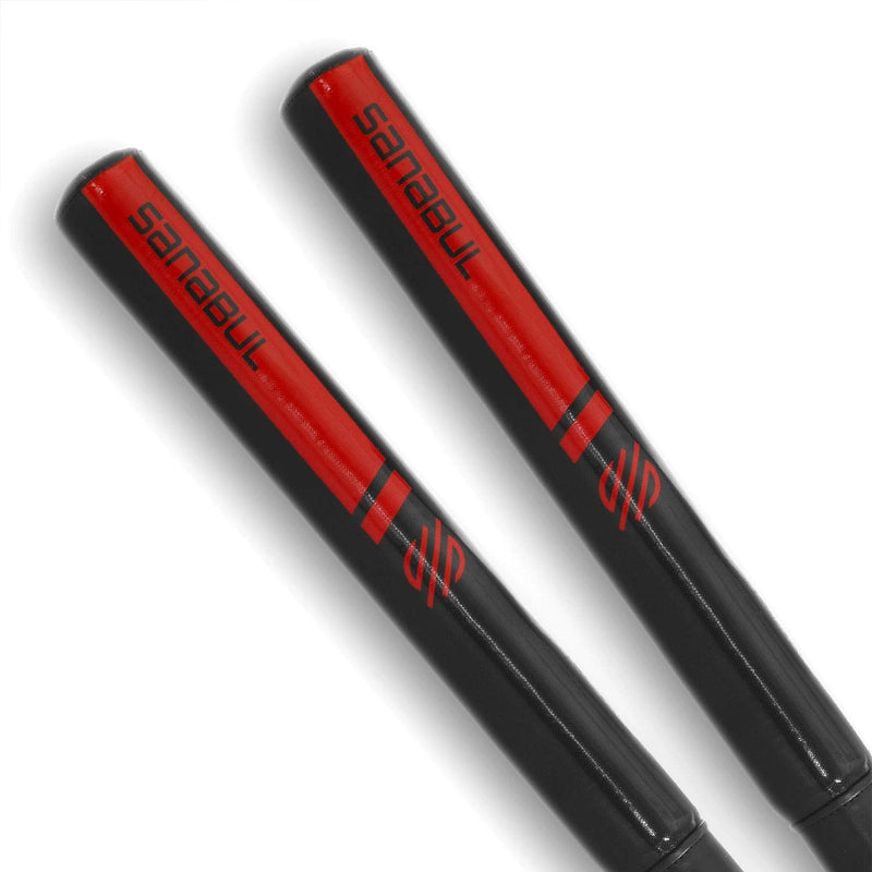 Sanabul Essential Striking Sticks for Boxing MMA Martial Arts Coaching Training Sticks 1 Pair Black/Red Standard