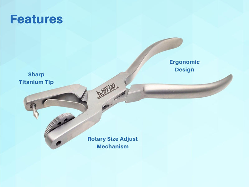 ARTMAN INSTRUMENTS Rubber Dam Kit – Includes 12 Anti-Reflection Clamps, Punch Plier, Dental Isolation Tools, and Endodontic Supplies - BeesActive Australia
