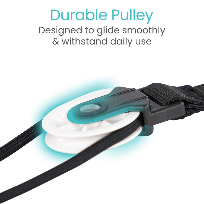 Vive Shoulder Pulley for Physical Therapy - Over the Door Pulley for Frozen Shoulder Rehab - Exercise & Workout Equipment, Overhead Doorway System - Rotator Cuff & Arm Injuries - Impingement Treatment Fabric Door Anchor - BeesActive Australia