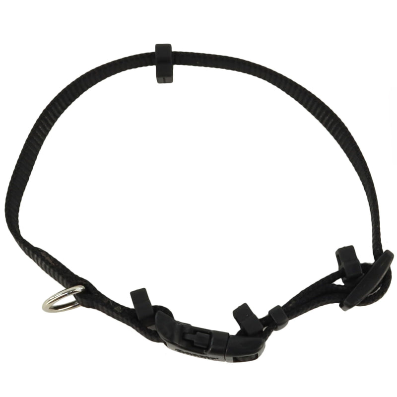 Coastal Pet SecureAway Collar Protector for Flea Collars - Adjustable pet Accessory - Protective Flea Collar for Dogs & Puppy - Black, 5/8" x 10-14"
