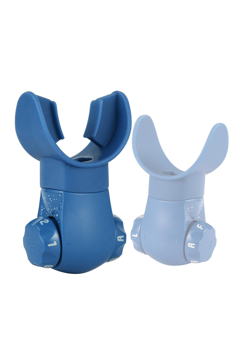 Breathing Exercise Device,Breathers Trainers Exerciser with Adjustable Inspiratory/Expiratory Vibration Fitness for Wellness Blue - BeesActive Australia