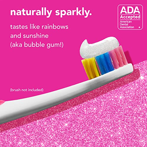 hello Variety (Unicorn, Strawberry, Dragon) & Unicorn Sparkle Kids Toothpaste Bundle with Fluoride, Natural Flavors, Vegan, Gluten Free, Ages 2+, Packs of 3, 4.2 Ounce Tubes