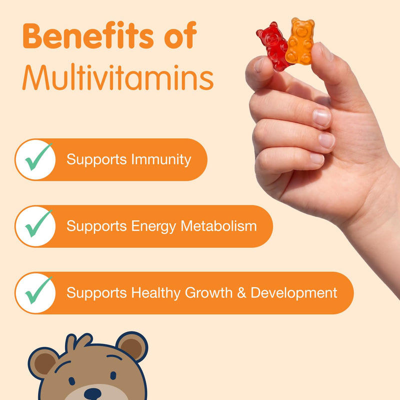 DR. MORITZ Kids Multivitamin Gummies - with Kids Vitamins A C D E B6 B12 Zinc and More - Complete Daily Support - Vegetarian and Non-GMO, 2 Pack (120 Count) 60 Count (Pack of 2)