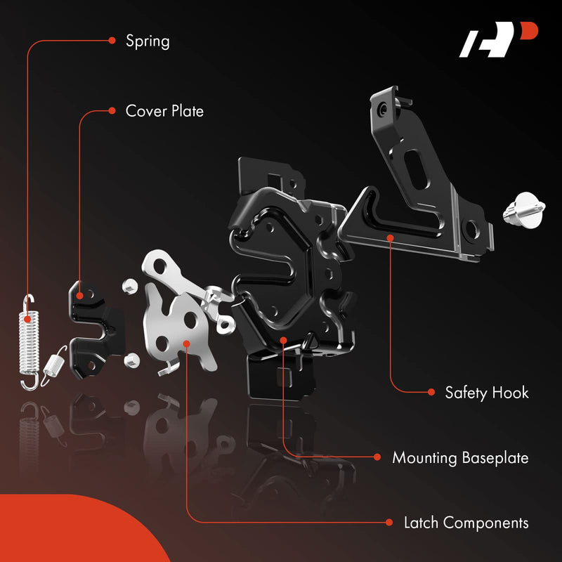 A-Premium Hood Latch Lock Compatible with 2013-2017 Jeep Compass/Patriot, Front Hood Lock Engine Bonnet Latch Assembly - BeesActive Australia