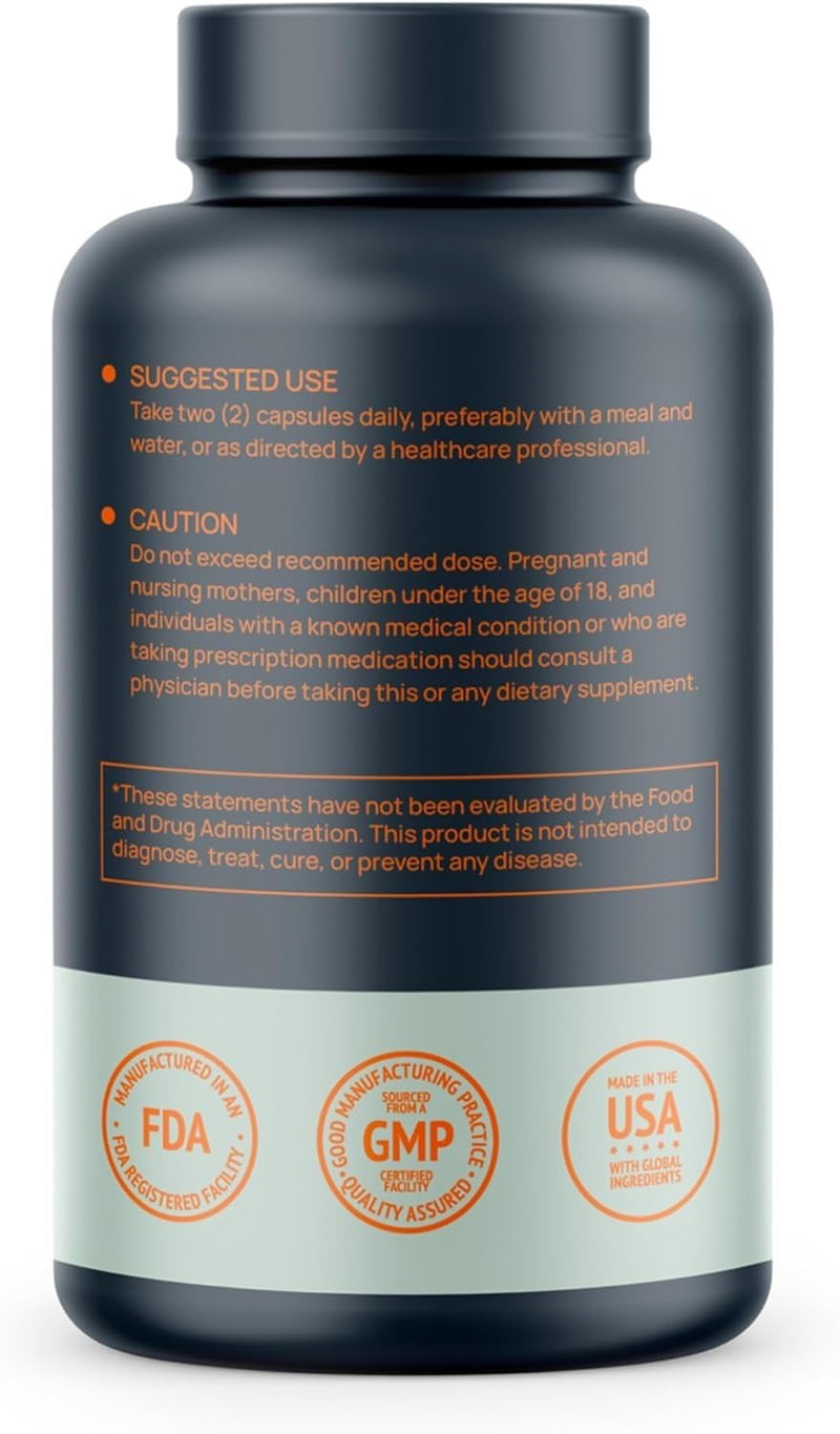 HMS Nutrition Liposomal Vitamin C 1600 mg — Fat‑Soluble, High‑Absorption Liposomal C Capsules for Immune & Skin Support | NSF‑Certified, Non‑GMO, Gluten‑Free | 180 Capsules (90‑Day Supply)
