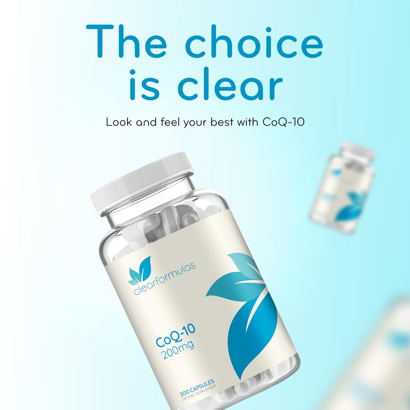 Quick Absorption CoQ10 200mg - Coenzyme Q10 200mg Potent Antioxidant for Heart Energy and Aging Support - High Stability CoQ10 Ubiquinone Capsules - Made in a cGMP US Lab (400 Servings) 400 Count (Pack of 1)