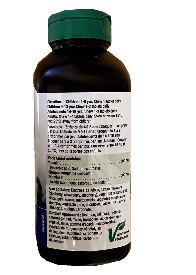 Vitamin C- Wild Blueberry- 500 Mg