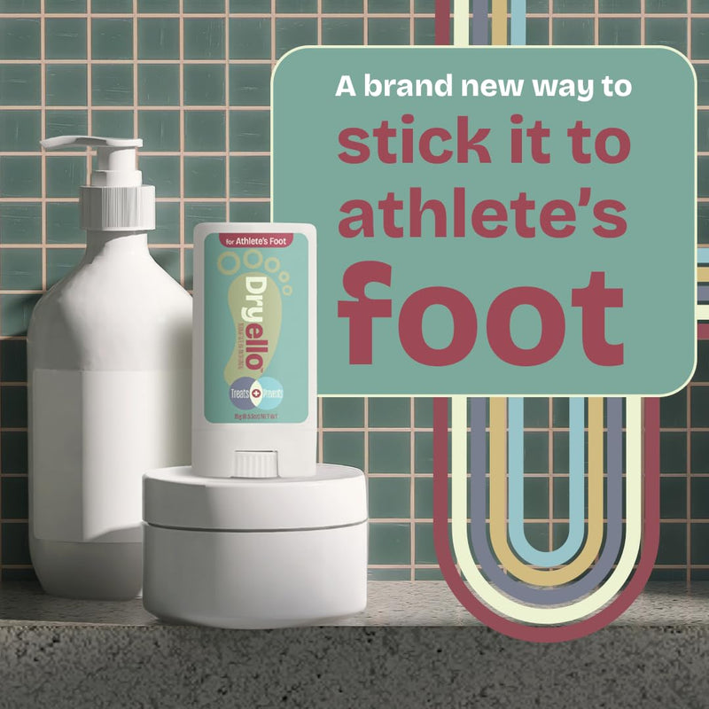 Athlete‚Äôs Foot Treatment Sticks - Easy Glide-On Foot Fungus Treatment, No Mess Application - Tolnaftate 1% Athletes Foot Spray Alternative - 2 Sticks is 1 Full Treatment - BeesActive Australia