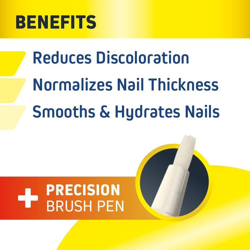 Nail Fungus Renewal Pen - Reduces Discoloration of the Fungus Nail - Normalizes Toenail Thickness - Hydrates Brittle Nails with Clear and Odorless Solution