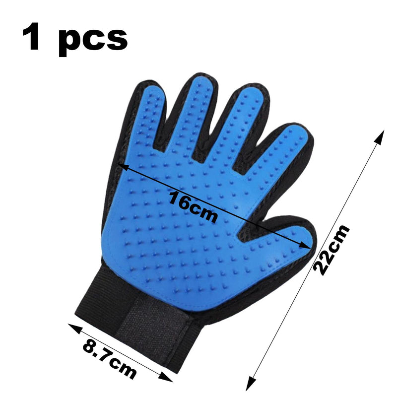 Grooming glove, washing glove for cats, cat glove brush made of silicone, cat brush, dog brush, grooming glove for pets, premium massage glove for deshedding, bathing and massaging - BeesActive Australia
