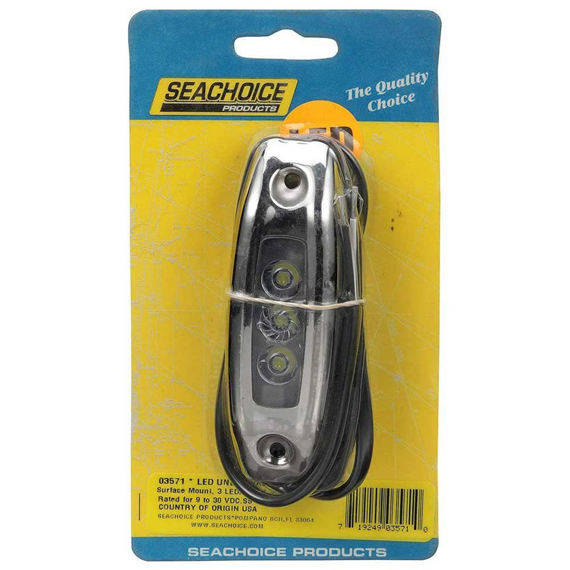 SEACHOICE Water Dragon LED Underwater Light, 3 White LEDs, 1,500 Lumens 3 LED - 1,500 Lumens - BeesActive Australia