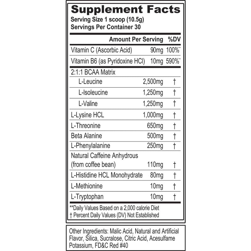 EVL EAA Essential Amino Acids Powder Pre & Post Workout - 30 Servings | 7g EAA formula with 5g BCAAs supports muscle recovery, energy and workout performance - Watermelon