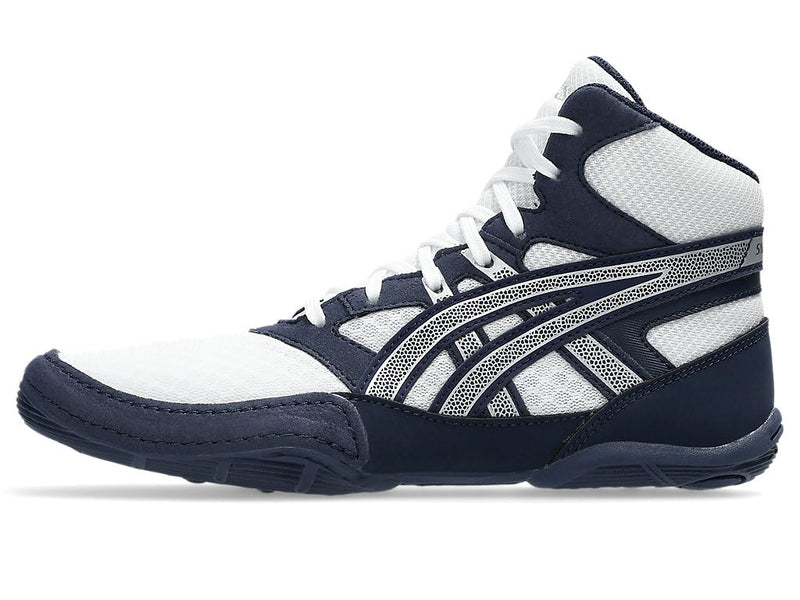 ASICS Kid's Snapdown 4 Grade School Wrestling Shoes 2.5 Big Kid Midnight/Pure Silver - BeesActive Australia