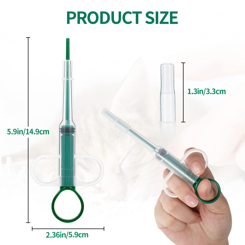 Tablet Feeder Tablet Divider Pet Medication Syringe Reusable Pet Pusher Syringe Tablet Dispenser for Cats Small Dogs - BeesActive Australia
