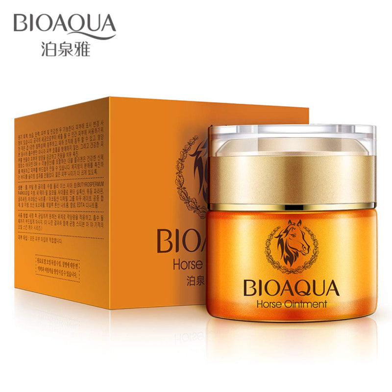 BIOAQUA HORSE Oil Cream Anti-ageing Magical Ointment Miracle Skin Care Essence Clean 50g